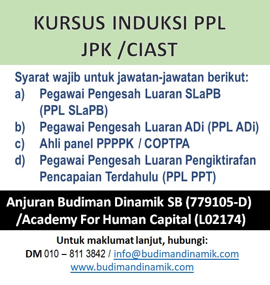 Kursus Induksi PPL, 16 - 17 Mei 2026