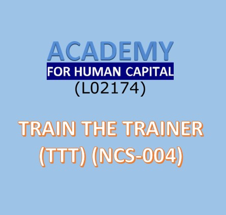 Train The Trainer (NCS-004), 8 - 12 Apr 2026